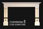 Chiambrana E con dorature